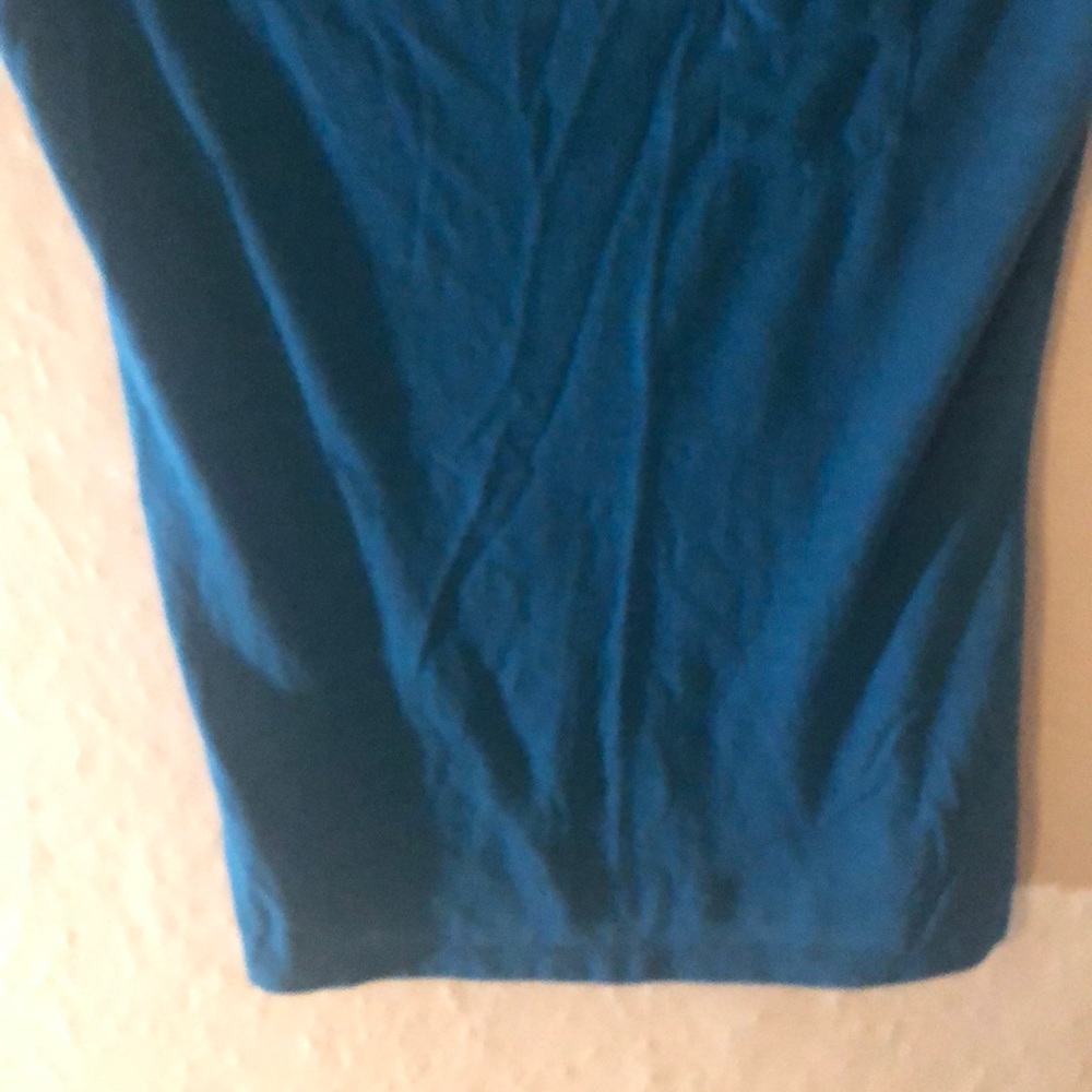 Teal Bow Tie Back Tee - Picture 6 of 11